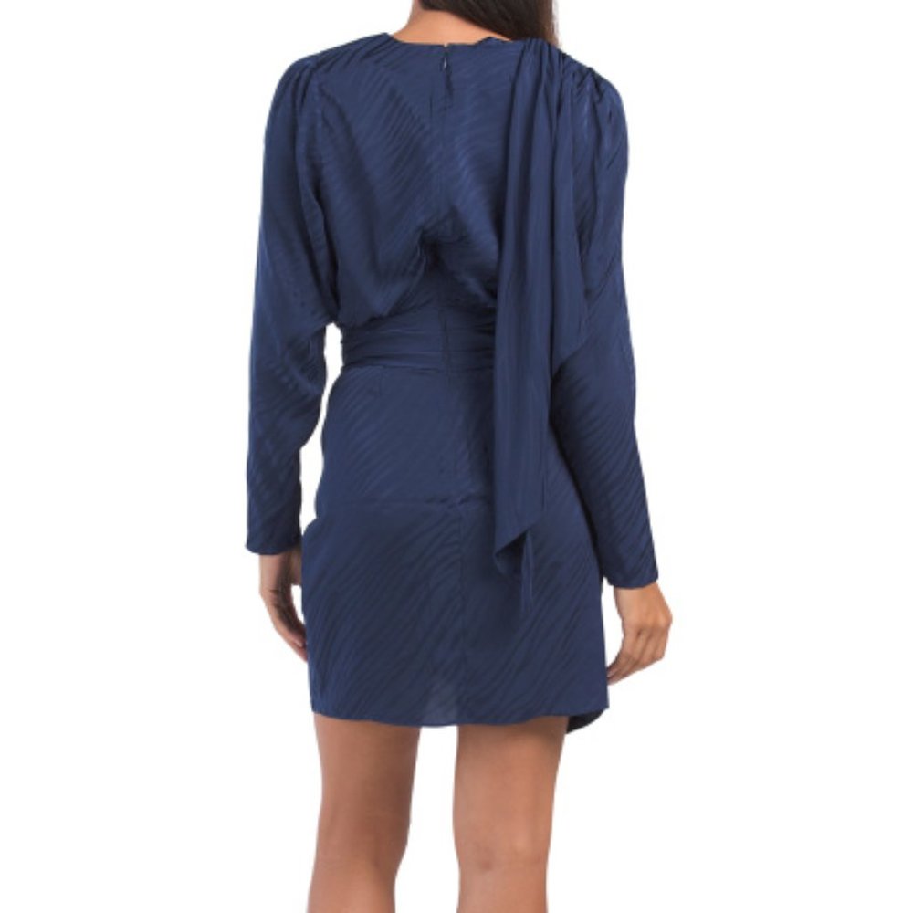 NWT Ronny Kobo Shanaya Mini Dress in Indigo/Navy - Picture 3 of 8